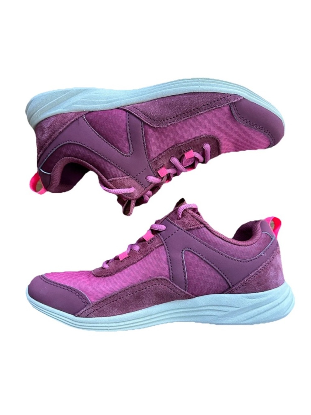 Vionic Agile Chance Women's Orthotic Walking Shoes, Fuchsia Pink, Size 7.5